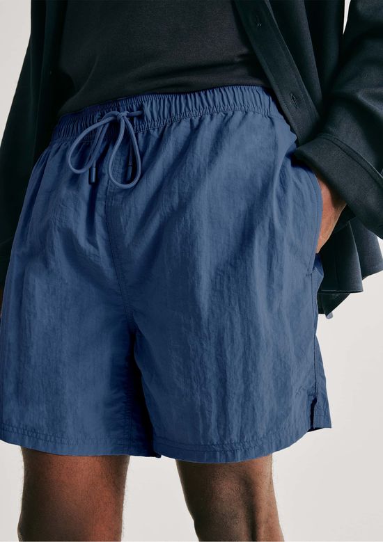 Foto do produto: Shorts De Banho Masculino Texturizado - Azul