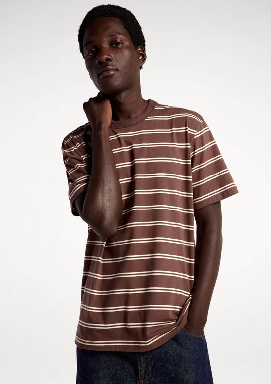 Foto do produto: Camisa Masculina Algodão Fio Tinto - Marrom