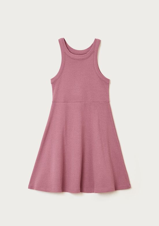 Foto do produto: Vestido Infantil Curto Canelado - Rosa