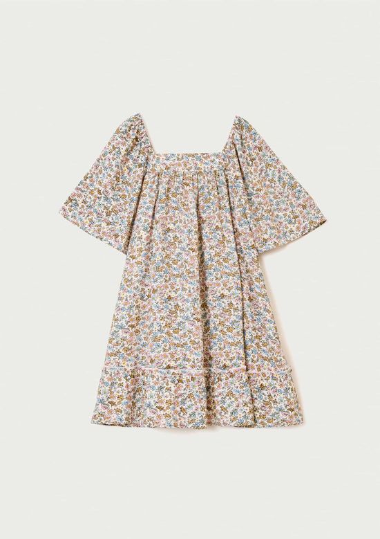 Foto do produto: Vestido Infantil Com Mangas Bufantes - Off white
