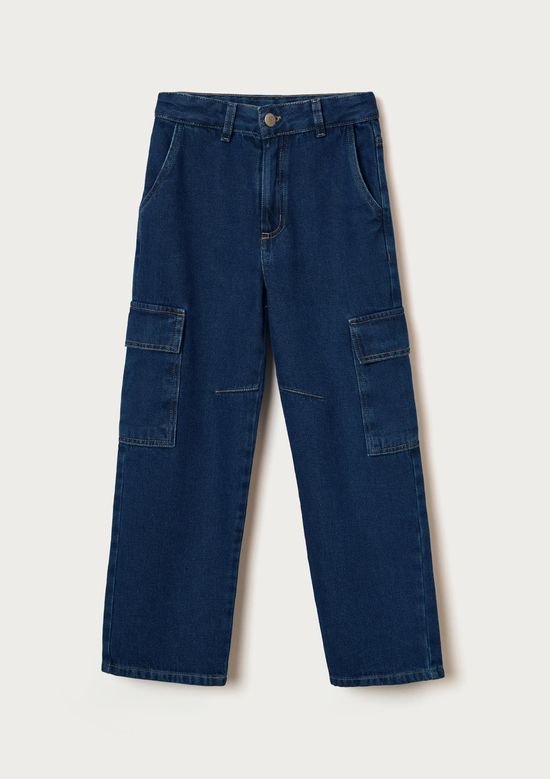 Foto do produto: Calça Jeans Infantil Menino Reta - Azul