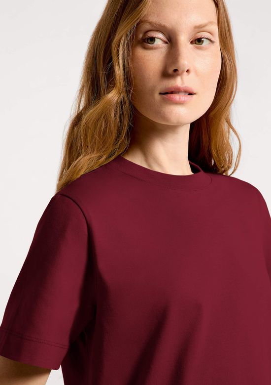 Foto do produto: Camiseta Feminina Manga Curta Super Cotton - Vinho