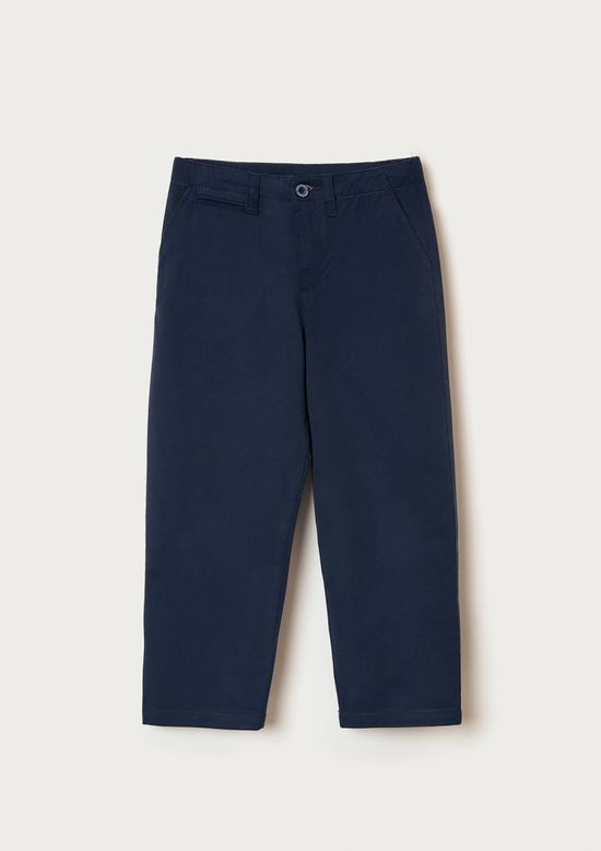 Foto do produto: Calça Infantil Menino Reta Em Sarja - Azul