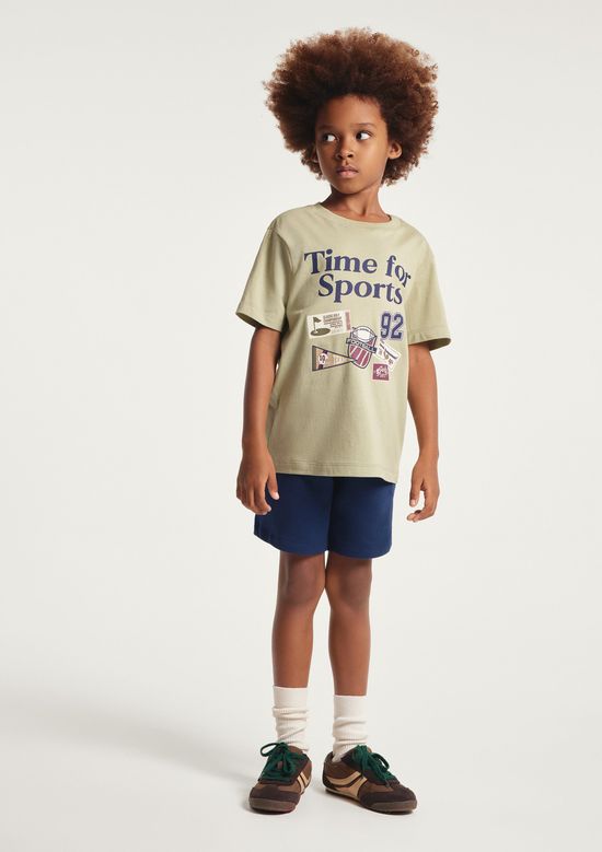 Foto do produto: Conjunto Infantil Menino Curto Com Estampa - Verde