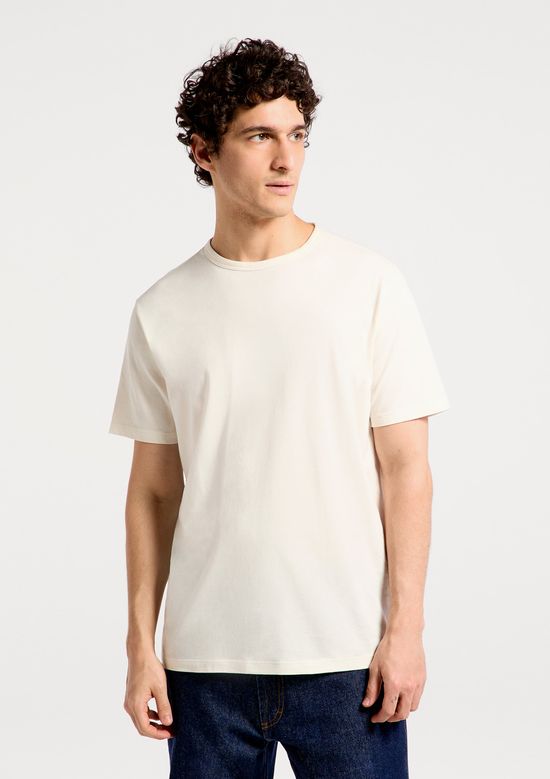 Foto do produto: Camiseta Masculina Slim Algodão Peruano Soft Touch - Off white
