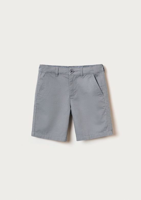 Foto do produto: Bermuda Básica Infantil Menino Chino - Cinza