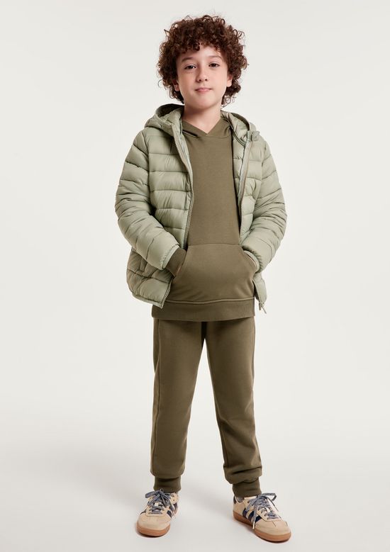 Foto do produto: Calça Básica Infantil Unissex Jogger - Verde