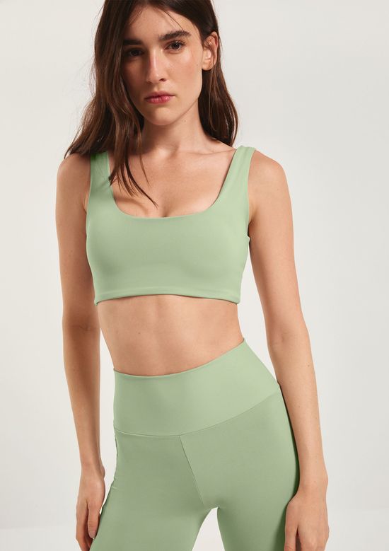 Foto do produto: Top Esportivo Com Fio LYCRA® - Verde