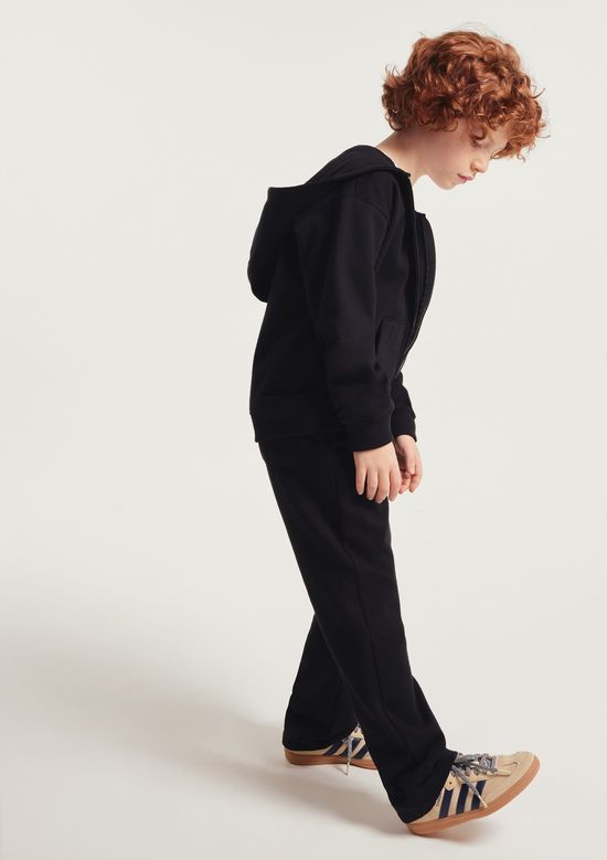 Foto do produto: Calça De Moletom Infantil Unissex Peluciada - Preto