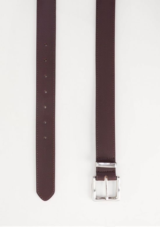 Foto do produto: Cinto Feminino Em Couro Fivela Quadrada - Marrom