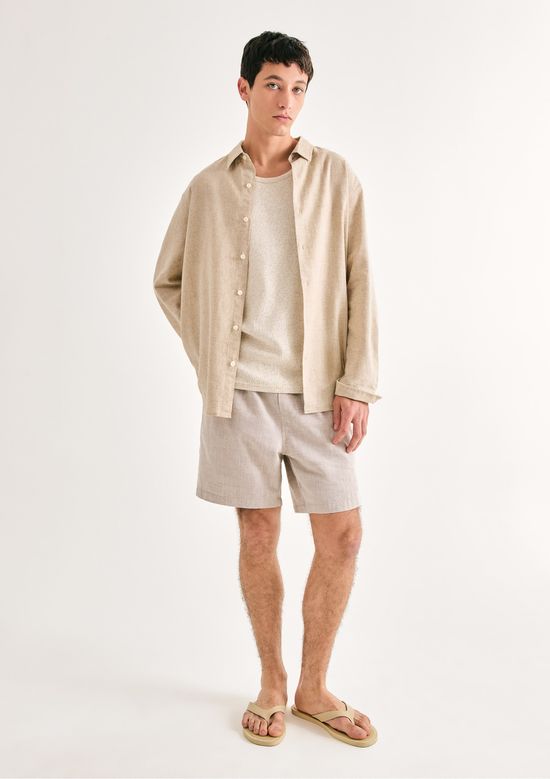 Foto do produto: Bermuda Masculina Jogger Rústica - Caqui