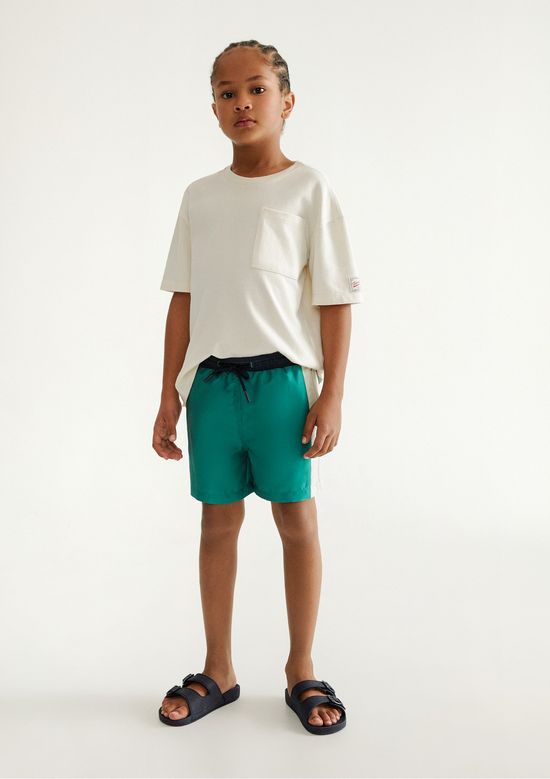 Foto do produto: Bermuda De Banho Infantil Menino Colorida - Verde