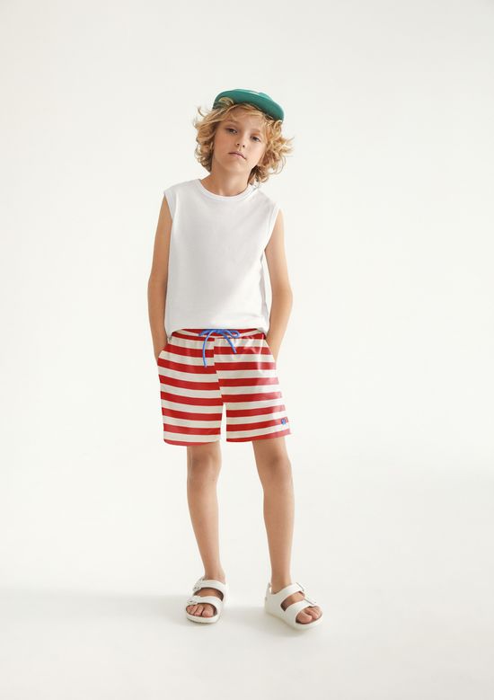 Foto do produto: Shorts Infantil Menino Estampado - Vermelho