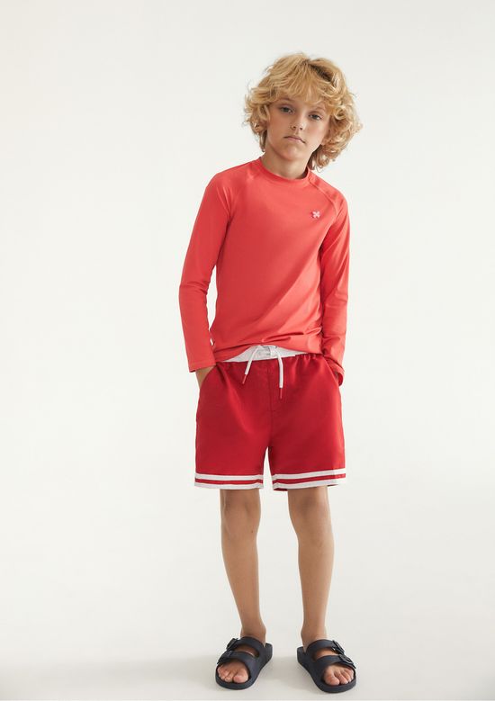 Foto do produto: Bermuda Infantil Menino Comfort - Vermelho