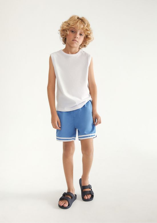 Foto do produto: Bermuda Infantil Menino Comfort - Azul