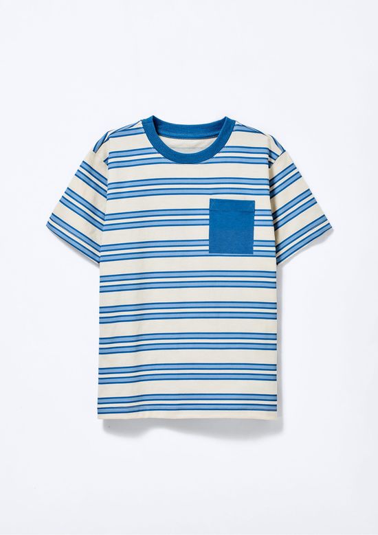 Foto do produto: Pijama Curto Infantil Menino Em Algodão Estampada - Azul