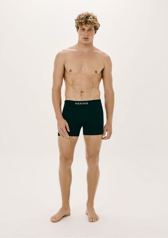 Foto do produto: Kit 2 Cuecas Boxer Sem Costura - Preto