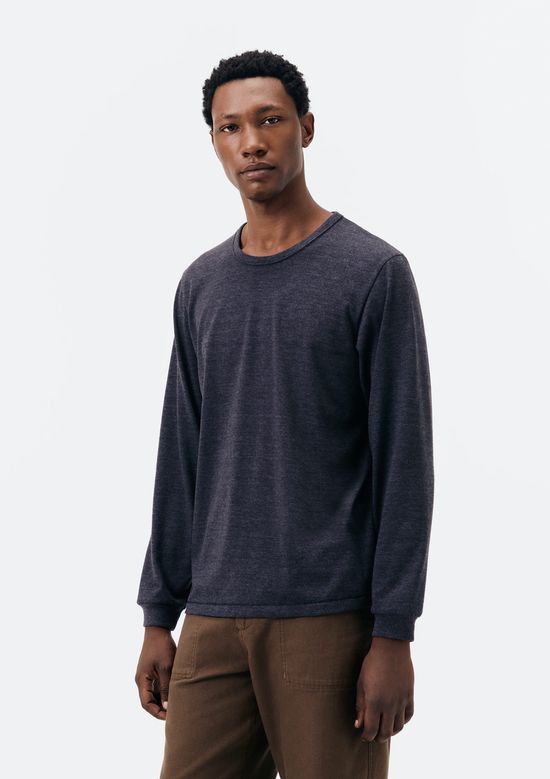 Foto do produto: Camiseta Básica Masculina Manga Longa Slim - Cinza