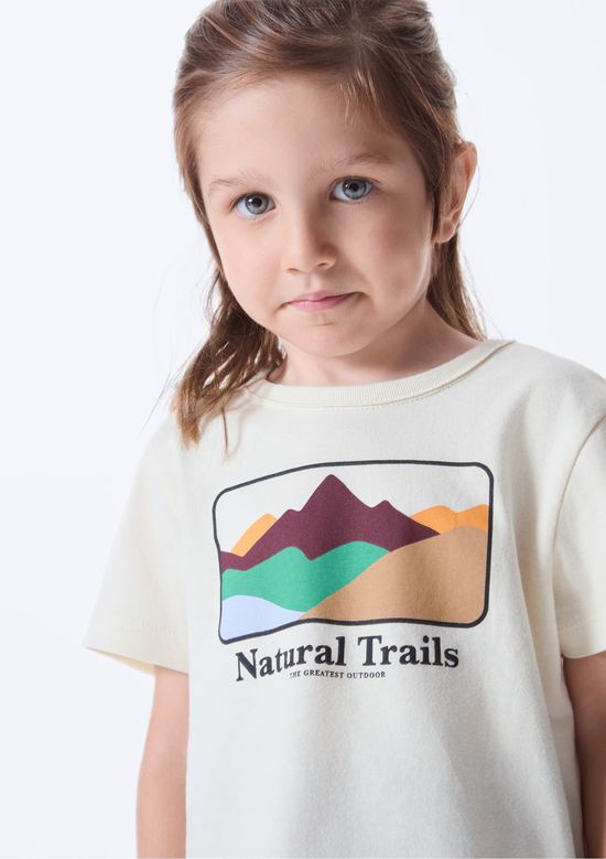 Foto do produto: Camiseta Infantil Menino Toddler Com Estampa - Off white