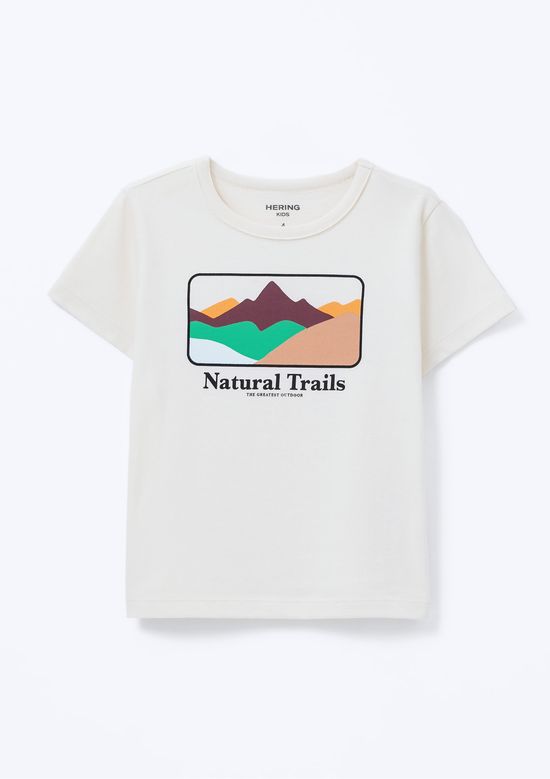 Foto do produto: Camiseta Infantil Menino Toddler Com Estampa - Off white