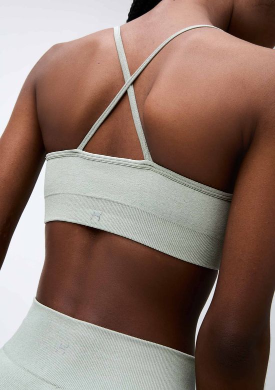 Foto do produto: Top Esportivo Rajado Alças Finas - Verde