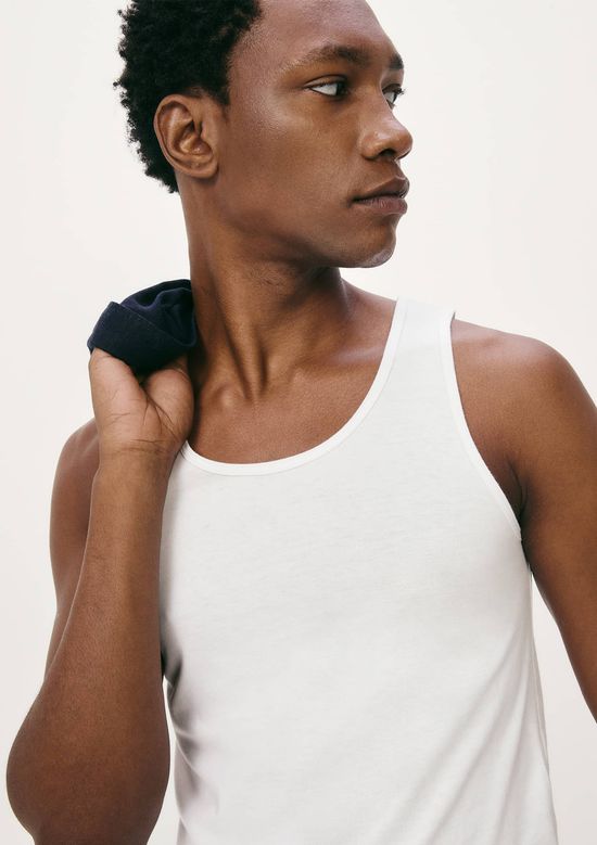 Foto do produto: Regata Básica Masculina Slim - Branco