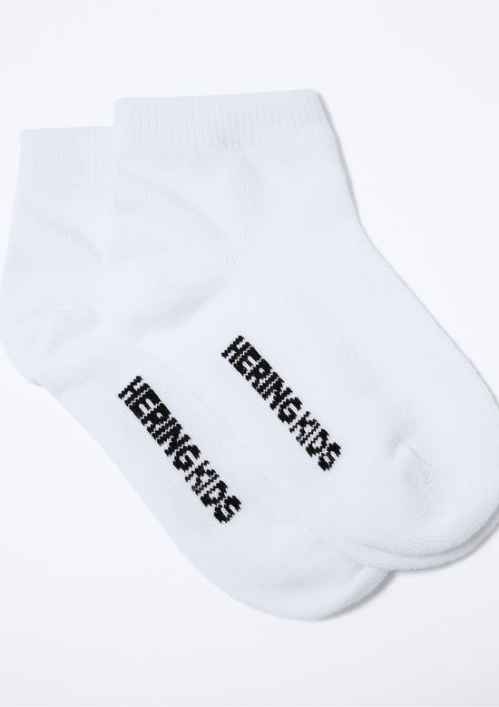 Foto do produto: Kit Com 3 Pares De Meia Infantil Unissex Cano Curto - Branco