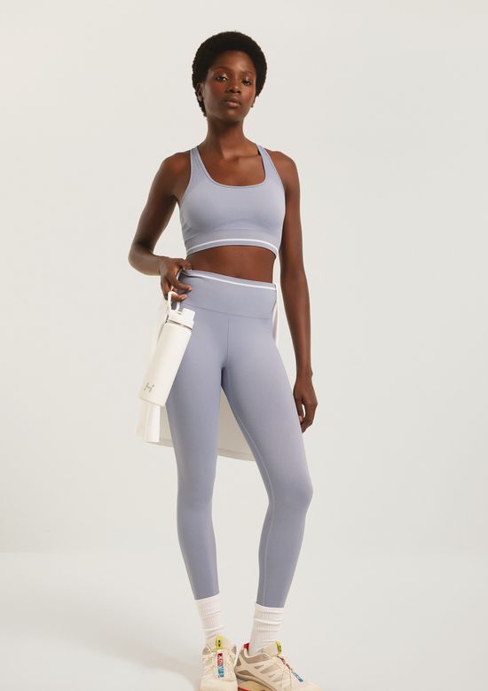 Foto do produto: Calça Legging Feminina Sem Costura - Azul