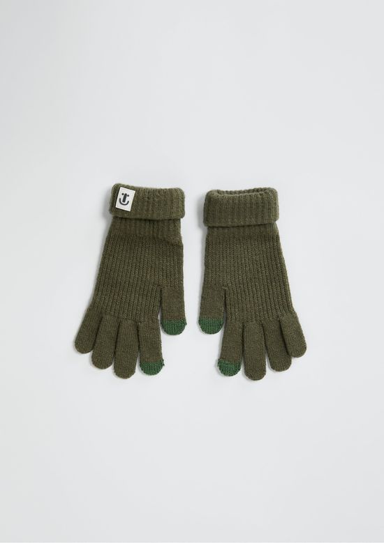 Foto do produto: Luva Infantil Unissex Em Tricô - Verde
