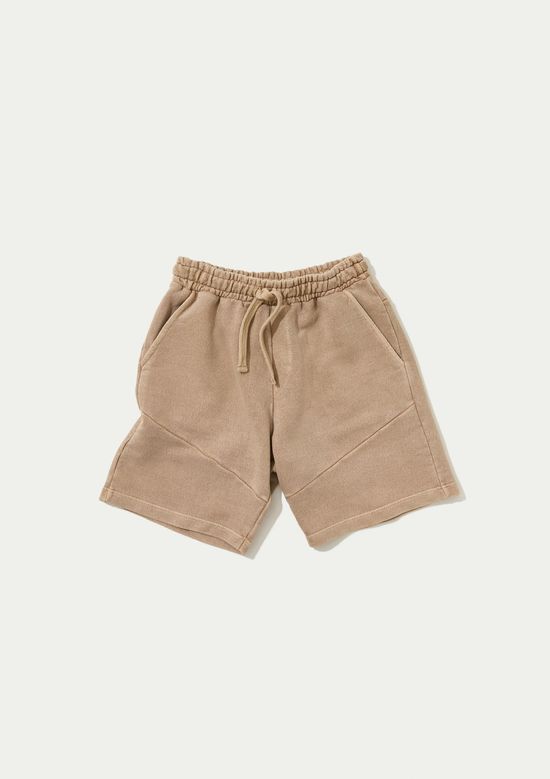 Foto do produto: Bermuda Infantil Menino Em Moletom - Bege