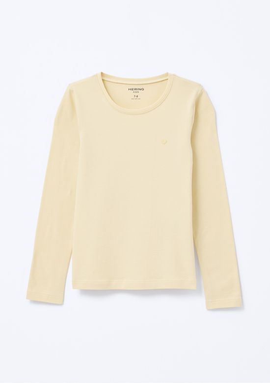 Foto do produto: Blusa Básica Infantil Menina Manga Longa Com Patch Hering Kids - Amarelo