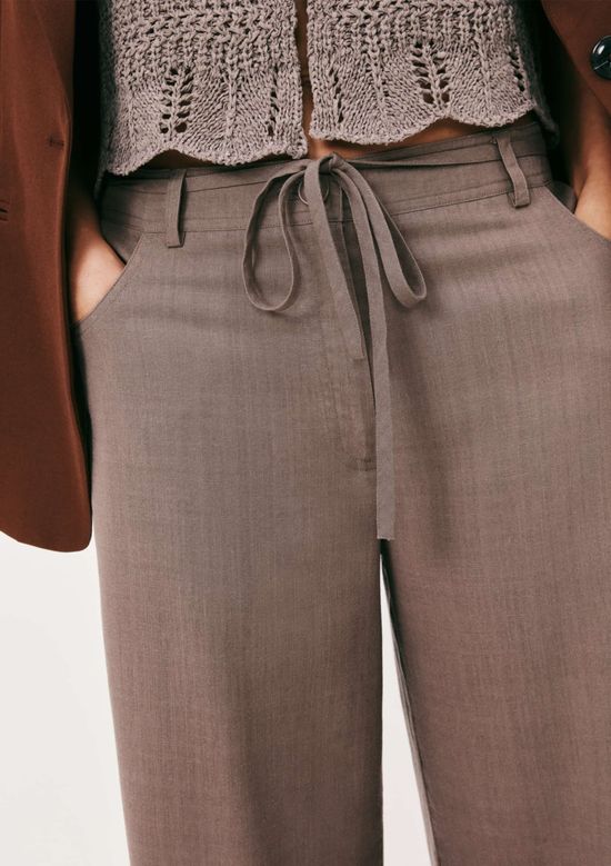 Foto do produto: Calça Feminina Em Liocel Lavado - Cinza