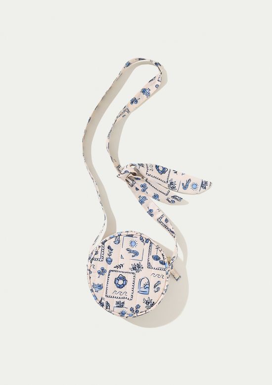 Foto do produto: Bolsa Tiracolo Infantil Menina Estampada - Creme