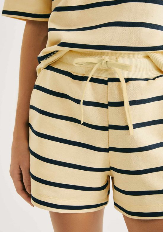 Foto do produto: Shorts Feminino Moletom Fio Tinto - Amarelo