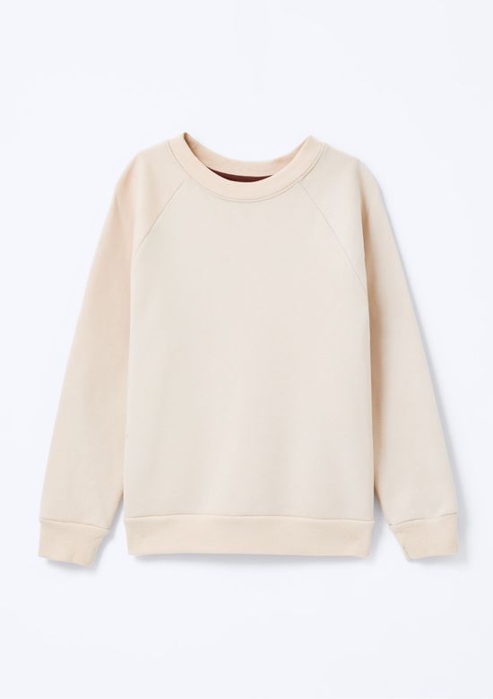 Foto do produto: Blusão Infantil Menina Em Moletom Peluciado - Nude