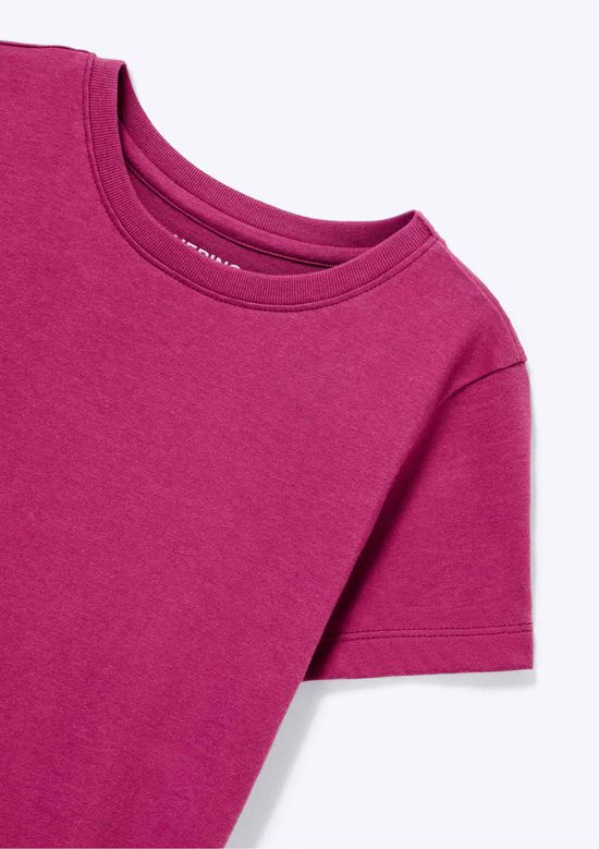 Foto do produto: Blusa Infantil Menina Básica Slim - Roxo