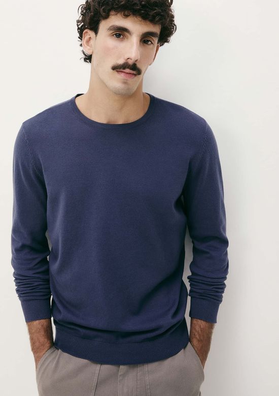 Foto do produto: Suéter Básico Masculino Regular - Azul