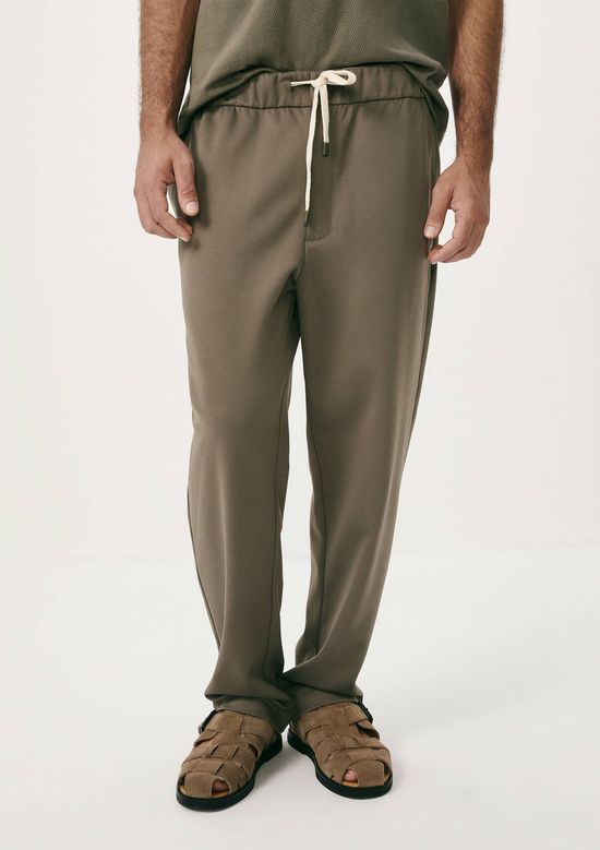 Foto do produto: Calça Masculina Reta Cós Elástico - Verde