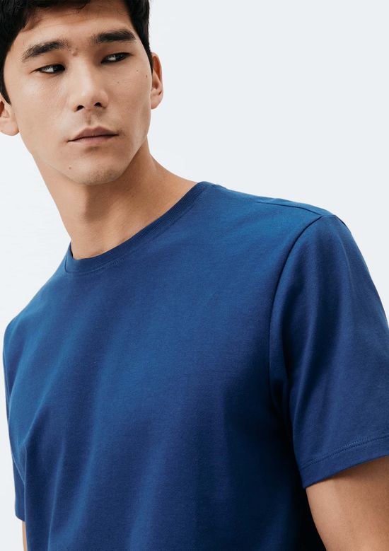 Foto do produto: Camiseta Básica Masculina Comfort Super Cotton - Azul