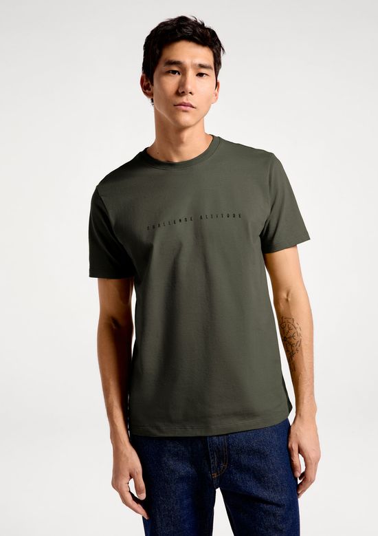 Foto do produto: Camiseta Masculina Manga Curta Com Estampa - Verde