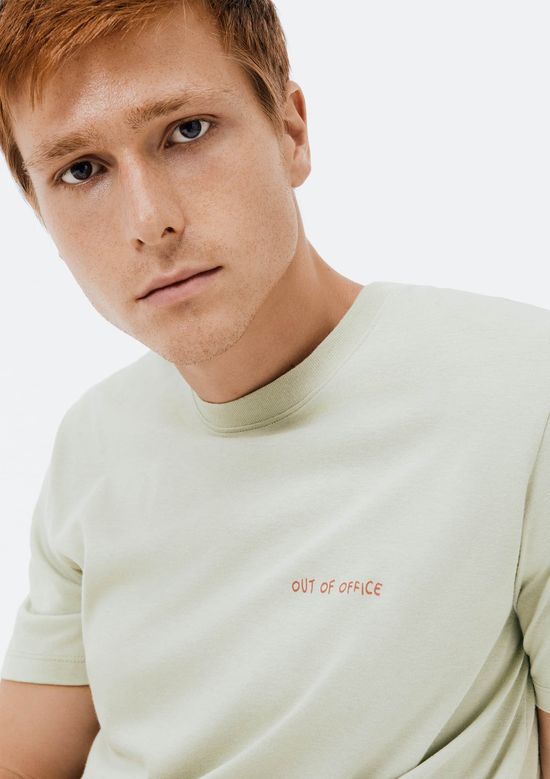 Foto do produto: Camiseta Masculina Manga Curta Com Estampa - Verde