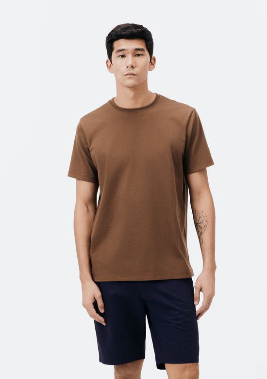 Foto do produto: Camiseta Básica Masculina Super Cotton Comfort - Marrom