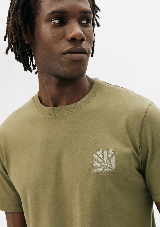 Foto do produto: Camiseta Masculina Manga Curta Com Estampa - Verde