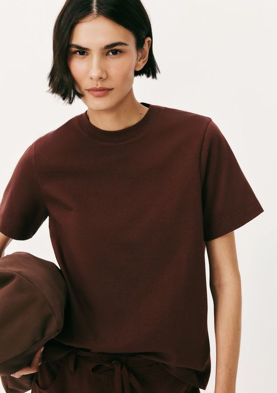 Foto do produto: Camiseta Feminina Manga Curta Super Cotton - Vinho