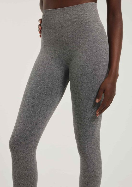 Foto do produto: Calça Legging Feminina Rajada Sem Costura - Cinza