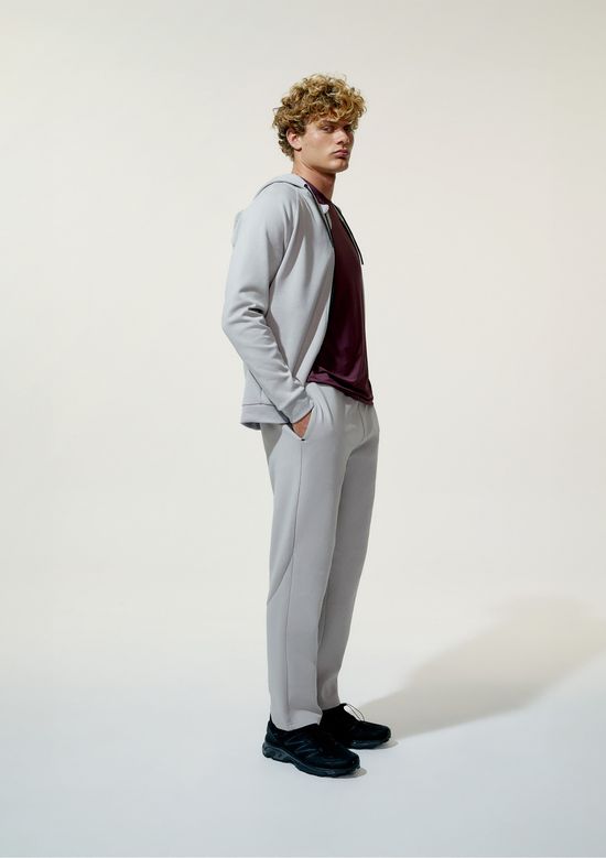 Foto do produto: Calça Esportiva Masculina Em Moletom - Cinza