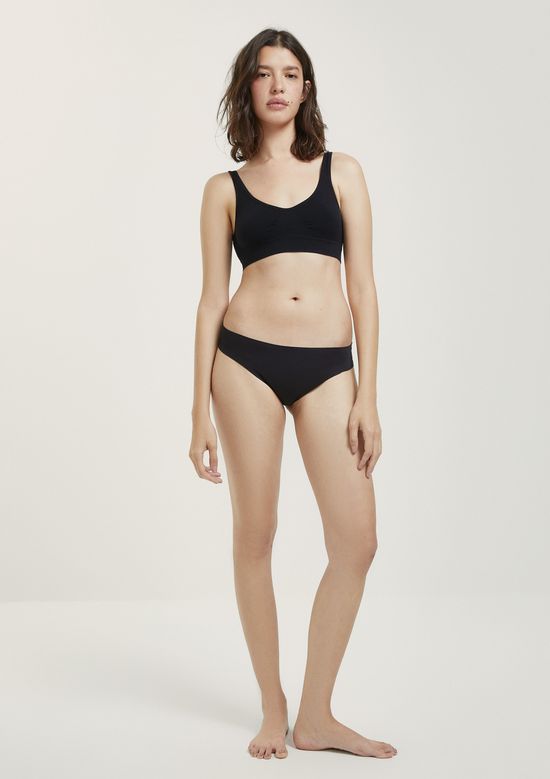 Foto do produto: Kit 2 Calcinhas Caleçon Em Malha - Multicolorido