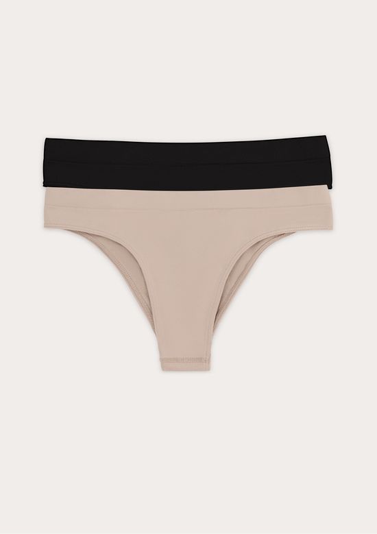 Foto do produto: Kit 2 Calcinhas Sem Costura - Multicolorido