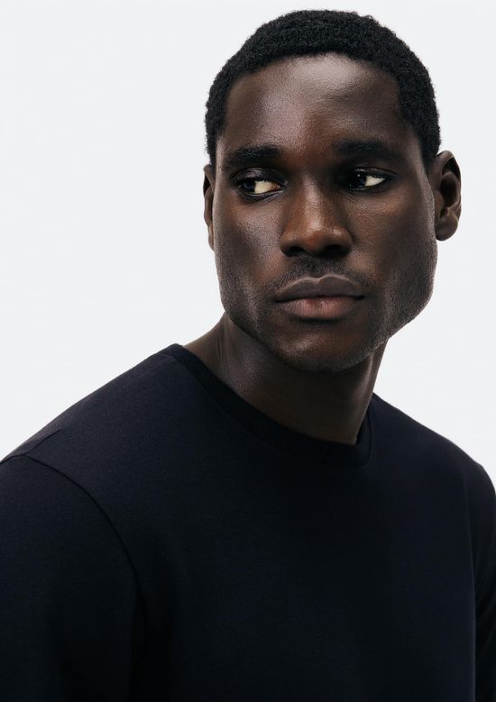 Foto do produto: Camiseta Básica Masculina Manga Longa Comfort Super Cotton - Preto