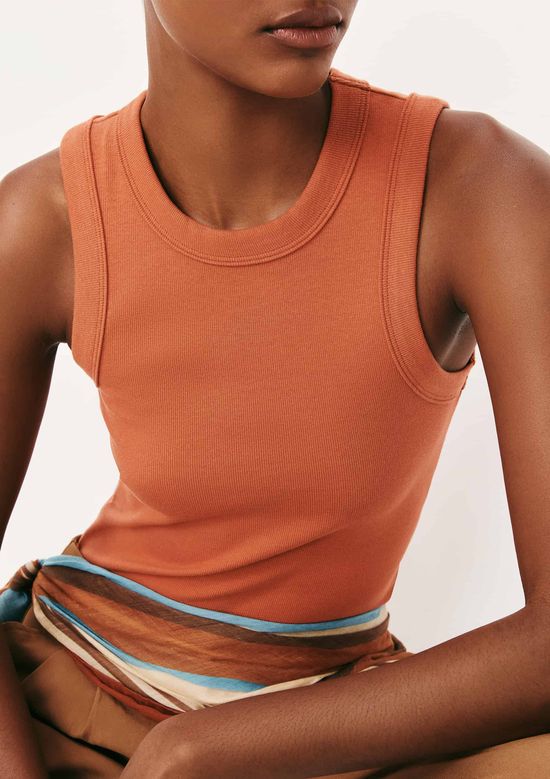 Foto do produto: Regata Básica Feminina Slim Neck - Vermelho